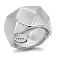 thumbnail image 1 of Women High Polished Stainless Steel Ring with No Stone in No Stone - Size 6, 1 of 1