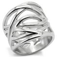 thumbnail image 1 of Women High Polished Stainless Steel Ring with No Stone in No Stone - Size 7, 1 of 1