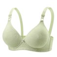 thumbnail image 1 of Women High Support Front Closure Bra Full Cup No Underwire Brassieres Minimizer Underwire Comfortable Everyday Bralette, 1 of 6