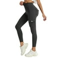 thumbnail image 1 of Women High Waist Cargo Leggings Seamless Workout Leggings Tummy Control Yoga Pants with Pocket Gyujnb,Size:L, 1 of 5