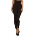 thumbnail image 1 of Women High Waist Compression Leggings Strechy Tommy Contorl Leggings - Coffee, 1 of 7