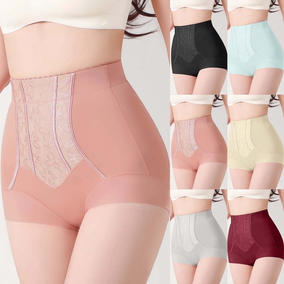 Women High Waist Control Panties Powerful Tummy Tucking Firm Compression Waist Cinching Arm Lifting Smooth Flat Stomach Shaping Underwear For Slim Figure Daily Comfort Wear