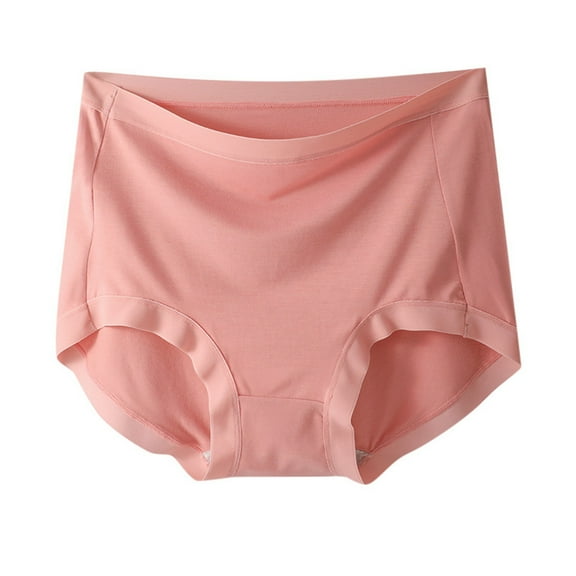 Women High Waist Feel Crotch Seamless Solid Color Breathable High Elasticity Large Size Briefs Bunny Shirts for Women 2x Womens Seamless Panties Womens Brief Underwear Absorbent Underwear Women plus