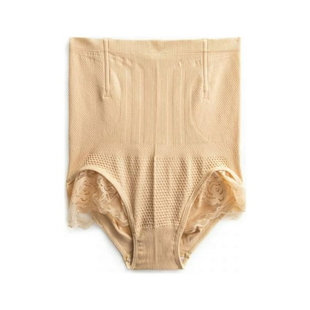 Women High Waist Shapewear Tummy Control Panty Slimmer Brief Lace Underwear