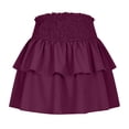thumbnail image 1 of Women High Waist Skirts Ruffle Double Layered Skirts Trendy Pleated Dress Ruched Fairy Skirt, 1 of 5