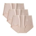 thumbnail image 1 of Women High Waist Underwear Women Underwear Panties, Women's Solid Color Silk Underwear High Waisted Silk Underwear Plain Weave Underwear, 1 of 2
