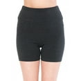 thumbnail image 1 of Women High Waist Workout Athletic Knit Yoga Bike Shorts Leggings, 1 of 2