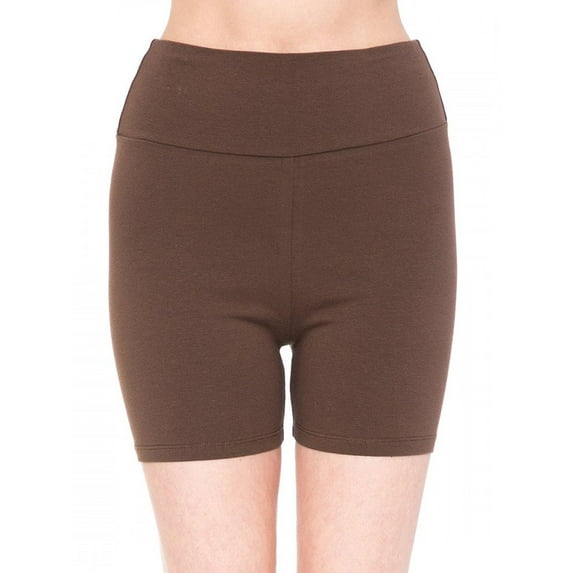 Women High Waist Workout Athletic Knit Yoga Bike Shorts Leggings