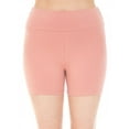 thumbnail image 1 of Women High Waist Workout Athletic Knit Yoga Bike Shorts Leggings, 1 of 2