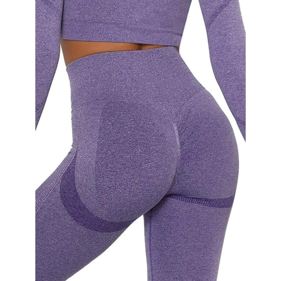 Women High Waist Yoga Pants Workout Gym Leggings Seamless Sports Running Tights for Women