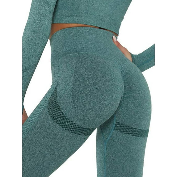 Women High Waist Yoga Pants Workout Gym Leggings Seamless Sports Running Tights for Women