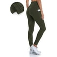thumbnail image 1 of Women High Waiste Winter Yoga Pants with Pockets Thermal Fleece Lined Leggings, 1 of 5