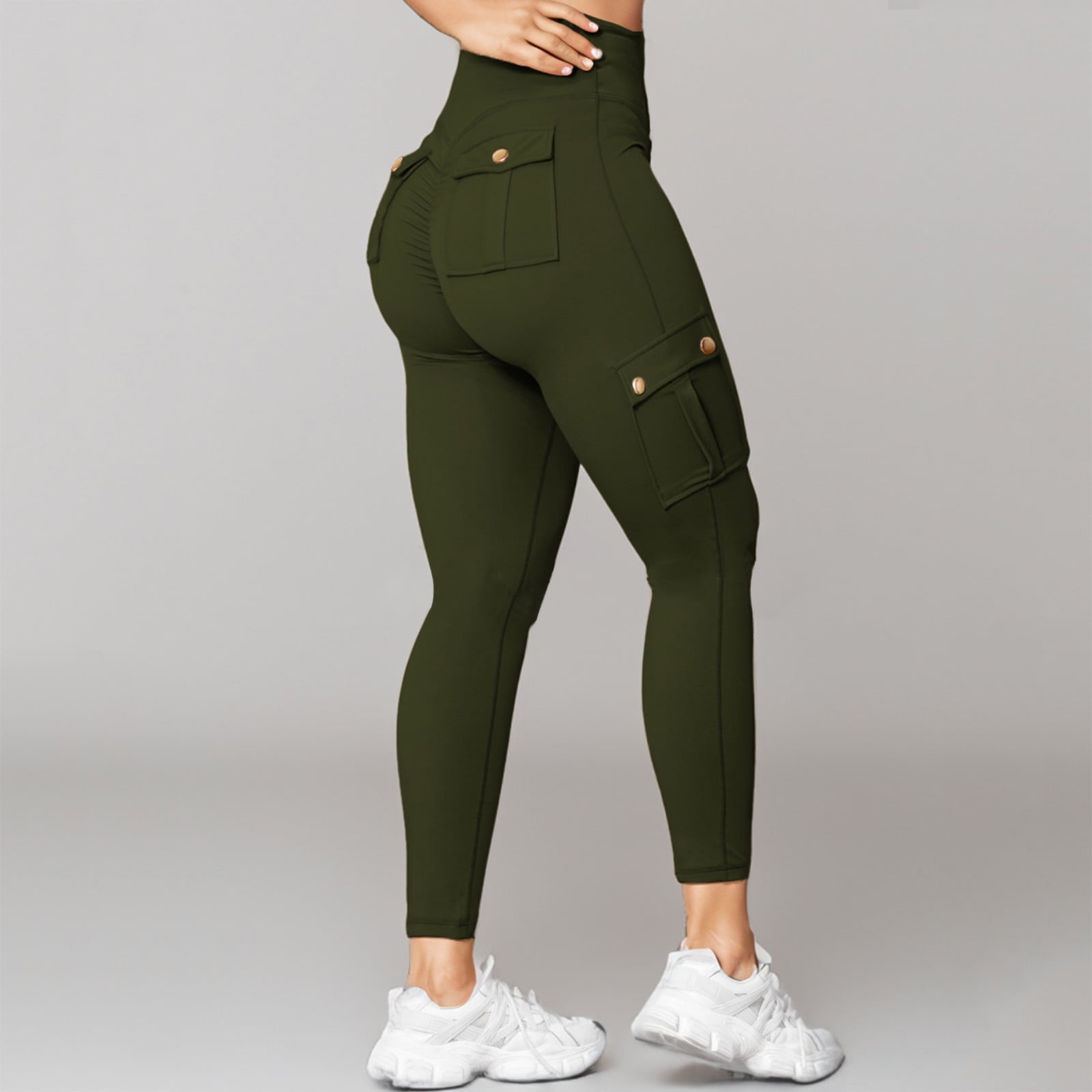 ZJLNA Women's Sports Leggings Graffiti Splash Print Fashion