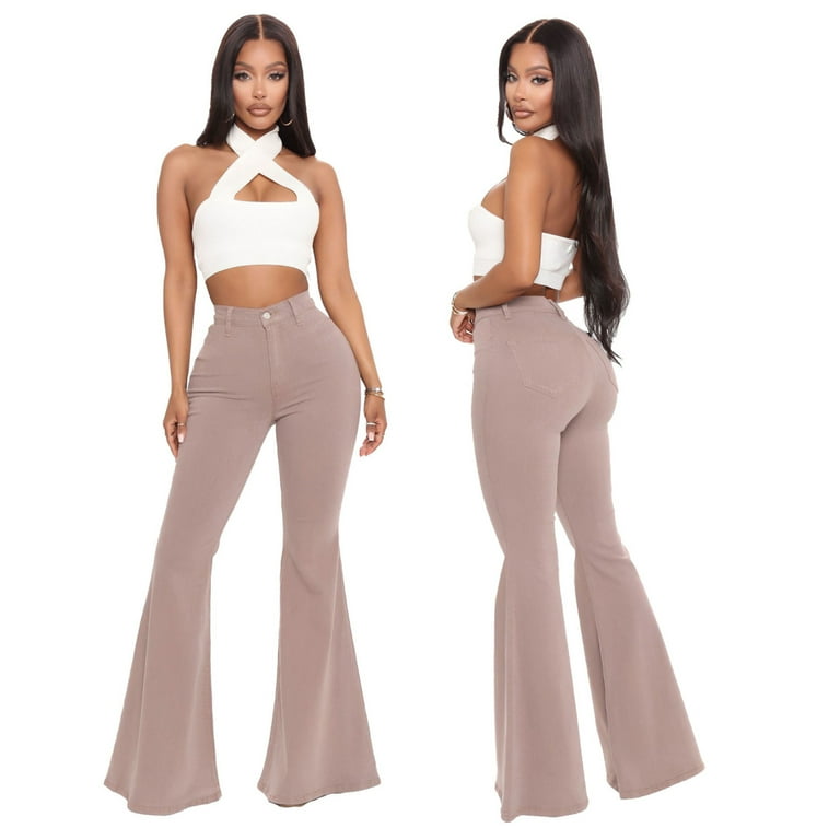 Bell bottom colorful pants cheap