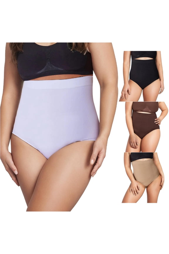 Women High Waisted Shaping Panty Silk G String Panties for Women