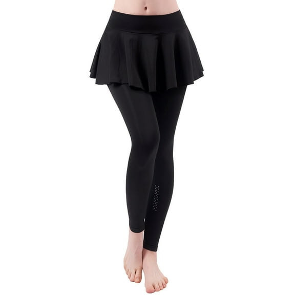 Women High Waisted Squat Proof Yoga Pants with Gusset for Running Dance Workout Comfortable Soft Stretchy Leggings