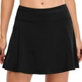 thumbnail image 1 of Women High Waisted Swim Skirt Polyester Spandex Long Skirted for Water Activities, 1 of 4