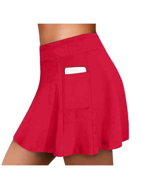 Women High Waisted Swim Skirt Nylon Spandex Long Skirted Bathing Suit Bottom Beach Swimming Pool Wear