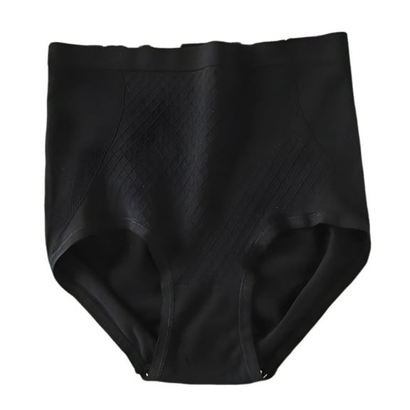 Women High Waisted Underwear Tummy Control Full Coverage Compression Panties Female Seamless Stretchy Briefs