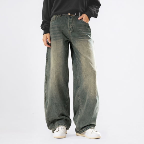 Women High Waisted Wide Leg Jeans Trendy Denim Jeans for Women Blue Jeans Women Baggy Jeans