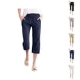 thumbnail image 1 of Women High Waisted Wide Leg Pants Fashion Drawstring Elastic Trousers Comfy Straight Leg Long Pants With Pockets Women'S Pants, 1 of 5