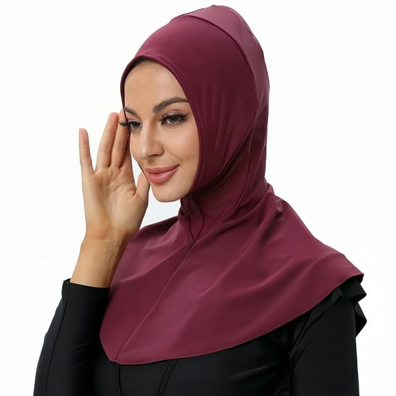 Women Hijab Wrap Shawl Scarf Accessory Veils Swim Scarf Sunscreen Headscarf