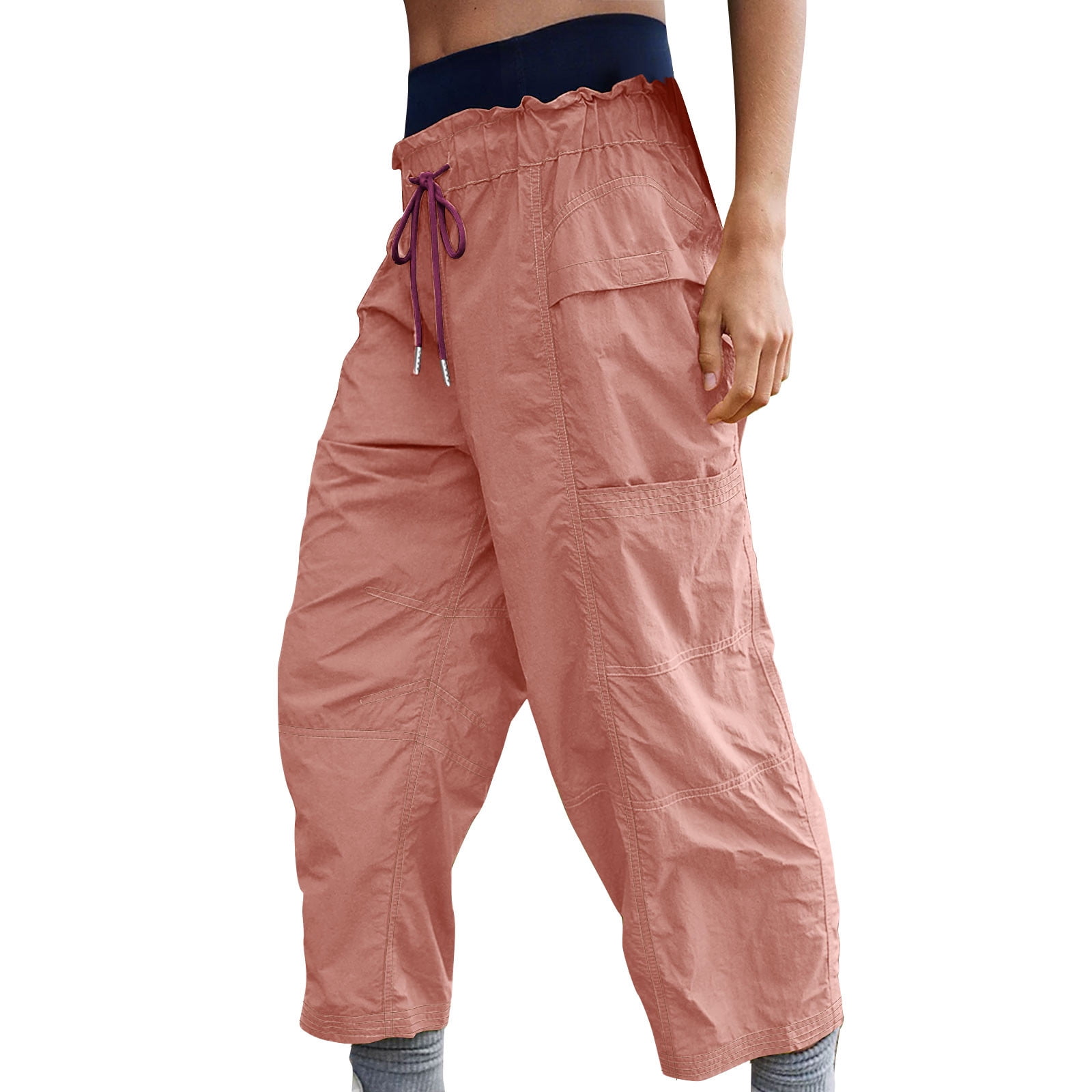 CHUMUD Women Hiking Cargo Pants Outdoor Water-resistant Wild Pants