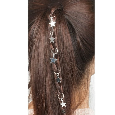 Women Hip-Hop Braid Hand Star Hair Clips Accessory 5PC