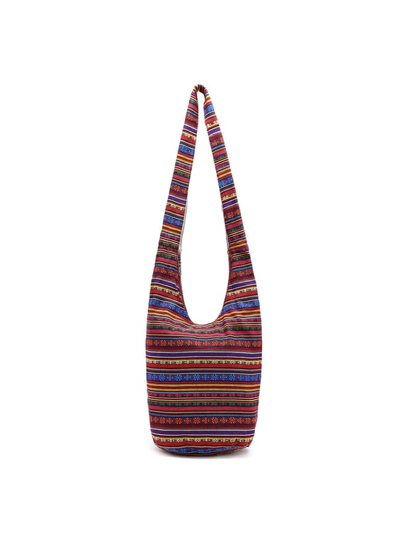 Women Hippie Shoulder Bags Fringe Large Purses Ethnic Handbag Travel