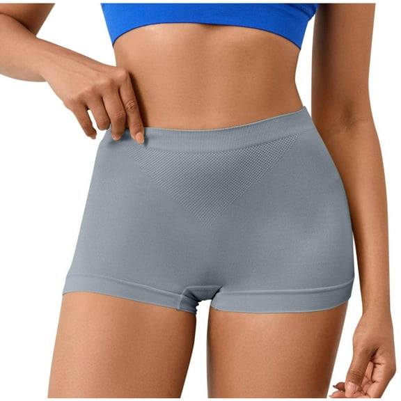 Women Hipster Underwear Plus Size Panties for Women, Woman Solid Color Shapewear Pant Fake Hip Pants With Sponge Waist Pad Sexy Briefs