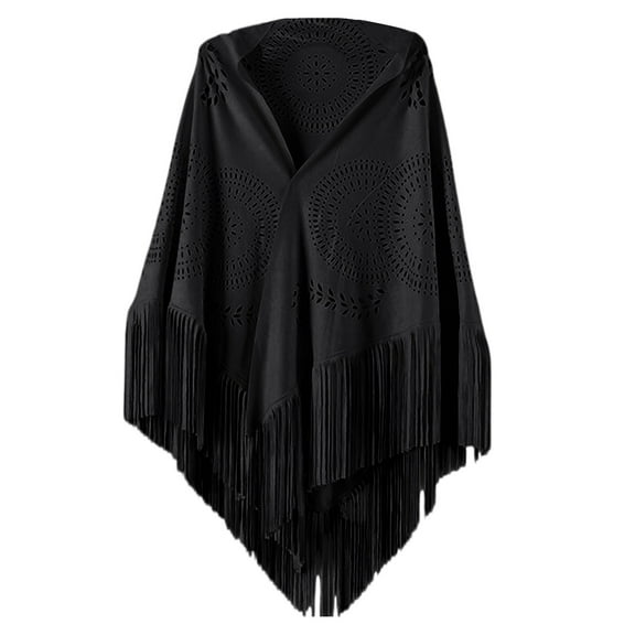 Women Hollow Scarf Comfy Scarfs Winter Solid Color Shawl Suede Scarf Dressy Work Garments