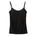 thumbnail image 1 of Women Home Camisole Padded Double Layer Wire Free Adjustable Straps Solid Breathable Soft Fitness Active Top, 1 of 2