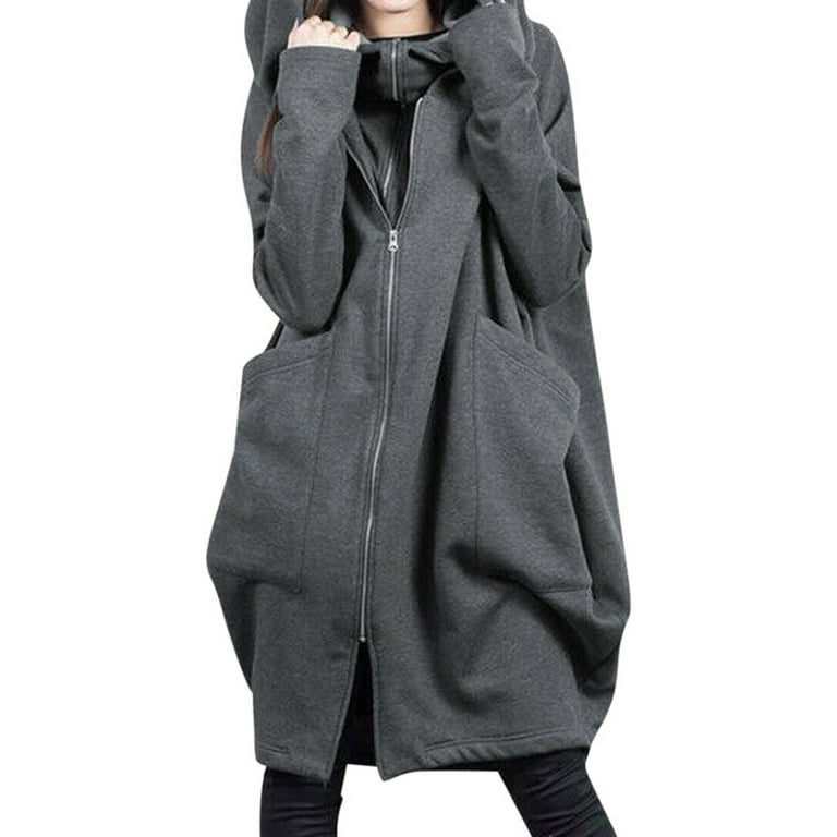 Plus size long sweatshirts discount