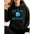 thumbnail image 1 of Women Hoodie Detroit Football Lion Graphic Print Sweatshirt Top Casual Wear Comfortable Fabric Perfect For Gifts, 1 of 6