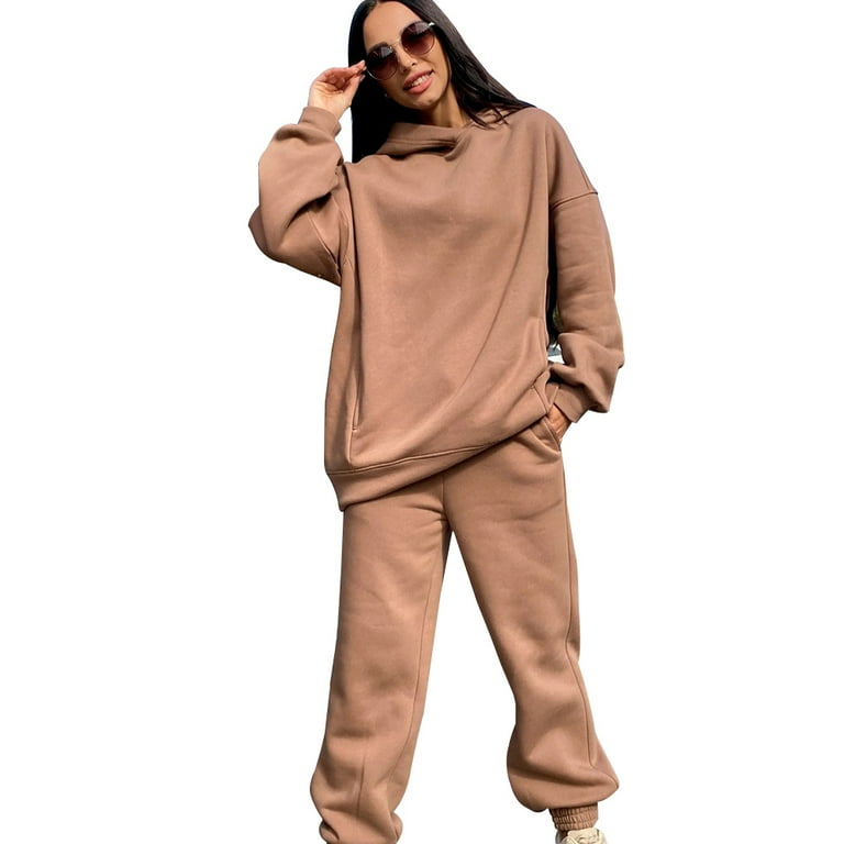 Camel colour hoodie womens clearance