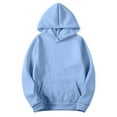 thumbnail image 1 of Women Hoodies Oversized Fleece Long Sleeve Comfy Casual Basic Pullover Sweatshirts 2025 Fall Outfits Y2K Clothes, 1 of 6