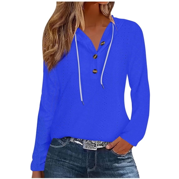 Women Hoodies Oversized Short Sleeved Round Neck Zipper Thin Hoodie T-Shirt Casual Basic Pullover Sweatshirts Blue S-2XL