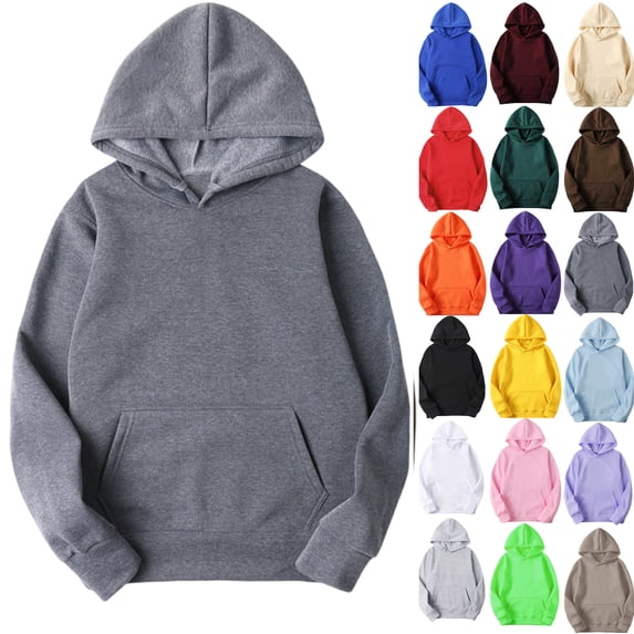 Women Hoodies Tsivenald Sweatshirts for Women Fall Fashion Drawstring Hooded Sweatshirts Pullover Women Tops with Pocket