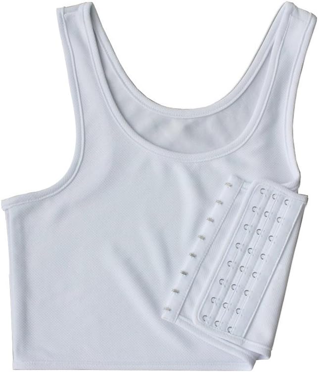 Women Hook Vest Top Lesbian Chest Tomboy Slim Fit Straps Tank Sports