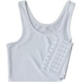 Women Hook Vest Top Lesbian Chest Tomboy Slim Fit Straps Tank Sports