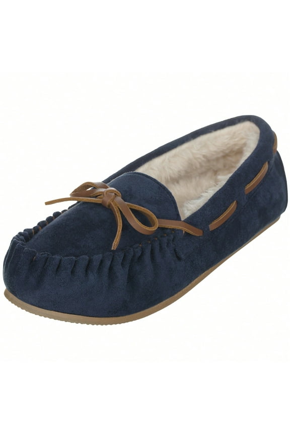 Women House Slippers Faux Furs Indoor Outdoor Moccasin Shoes Fuzzy Fluffy Furry Loafers Warm Flat Shoes Furry Slippers