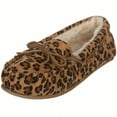thumbnail image 1 of Women House Slippers Faux Furs Indoor Outdoor Moccasin Shoes Fuzzy Fluffy Furry Loafers Warm Flat Shoes Furry Slippers, 1 of 5