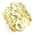 thumbnail image 1 of Women IP Gold Stainless Steel Ring with No Stone in No Stone - Size 5, 1 of 1