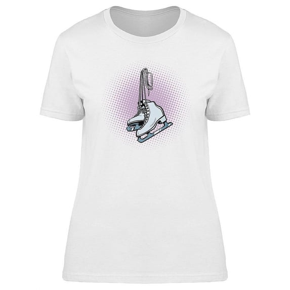 Women Ice Skates T-Shirt Women -Image by Shutterstock, Female 3X-Large