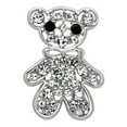 thumbnail image 1 of Women Imitation Rhodium White Metal Brooches with Top Grade Crystal in Clear, 1 of 1