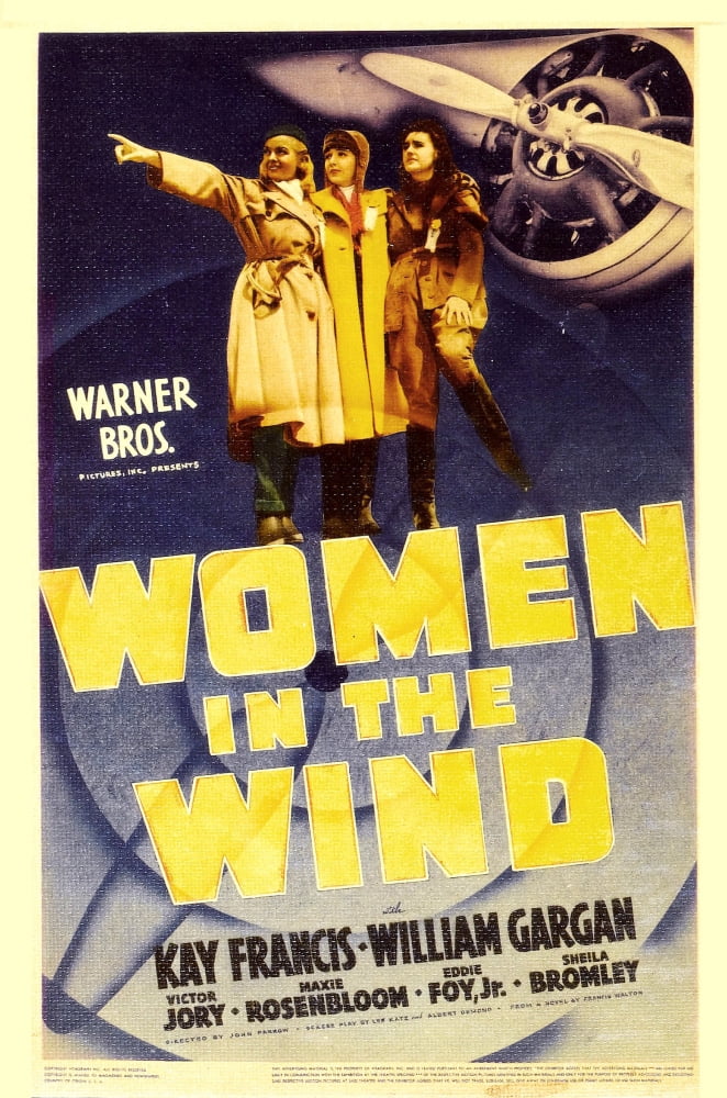 Women In The Wind Canvas Art -  (11 x 17)