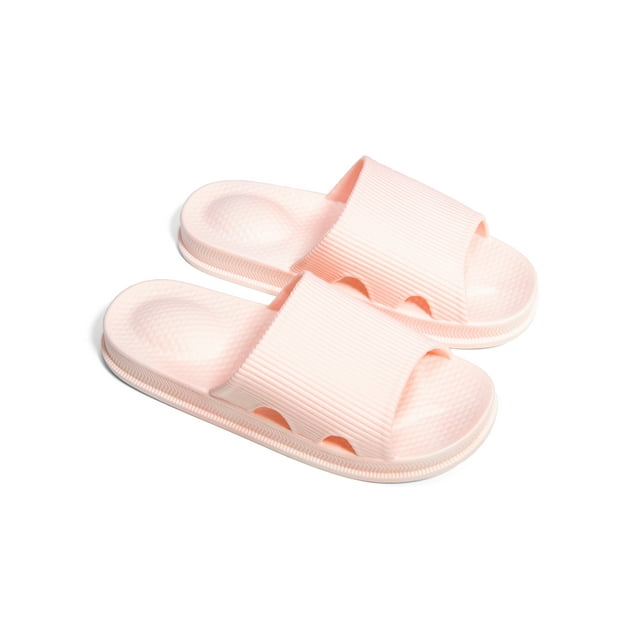 Women Indoor Shower Slippers Bath Shoe Non-Slip Shower Sandals Shoes Home  Beach Sandals Slippers Soft Foams Sole Pool Shoes for Bathroom