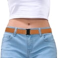 thumbnail image 1 of Women Invisible Belt, Comfortable Adjustable Stretch No Show Belt with Flat Buckle, 1 of 7