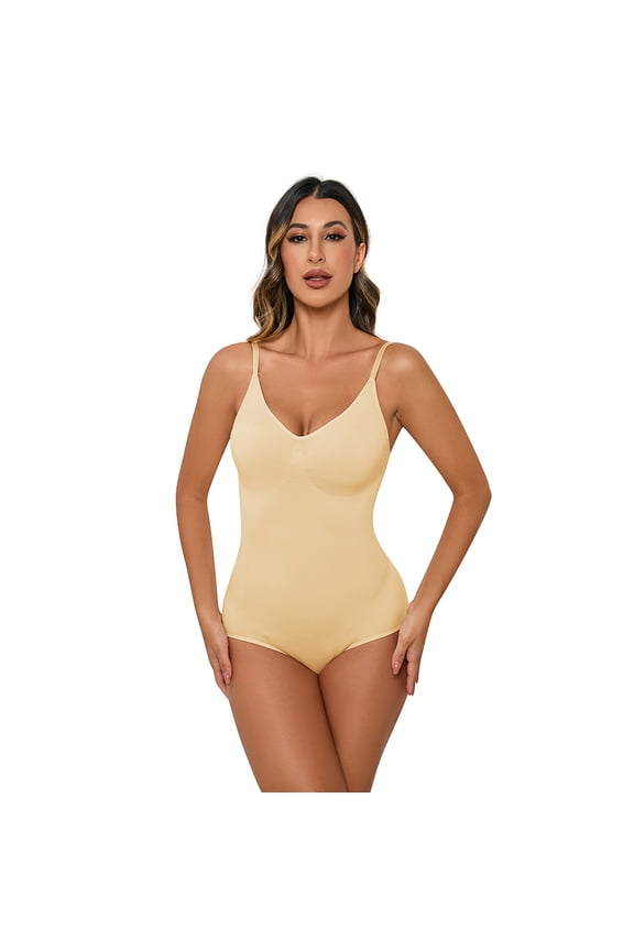 Women Invisible Body-shaping One-piece Clothes Slimming Tummy Tuck Push-up Underwear for Daily Fitness Party