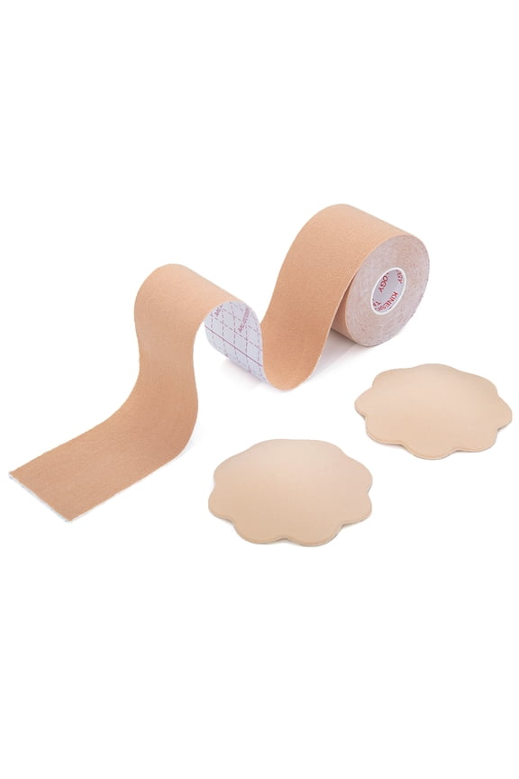 Women Invisible Bra Self-Adhesive Breast Tape Waterproof Lift Up Boob Tapes for A-E Cup